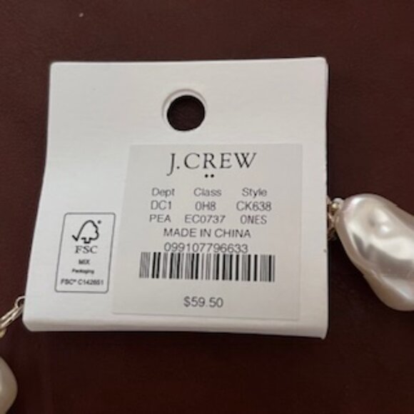 JCrew Factory Faux Pearl Necklace - Picture 3 of 3